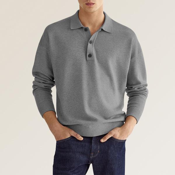 Elegance Polo - Herren Langarm-Polo
