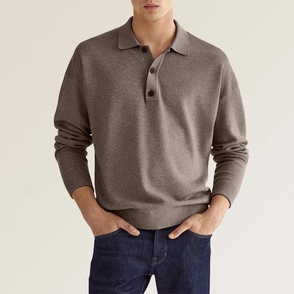 Elegance Polo - Herren Langarm-Polo