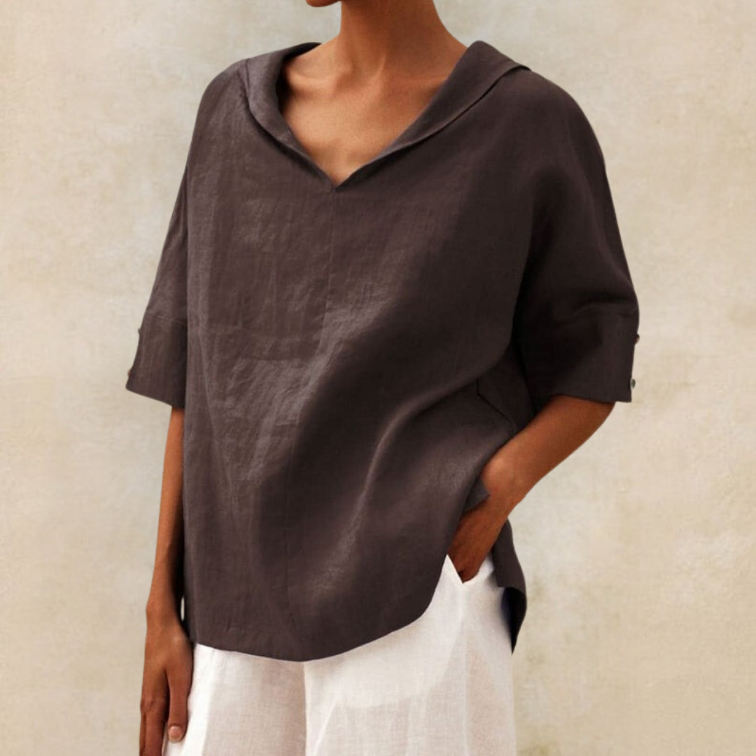 Zoe | Lässige, locker sitzende Bluse für jeden Tag
