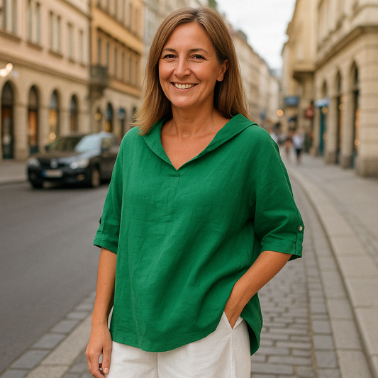 Zoe | Lässige, locker sitzende Bluse für jeden Tag