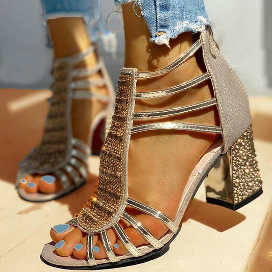 Cornelia | Elegante, bequeme Sandaletten mit Absatz